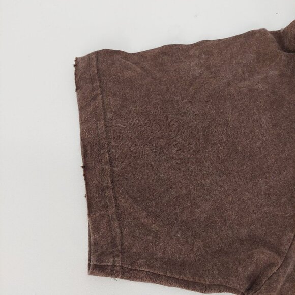 NWT Aaliyah Greatest Hits 1996 Brown Graphic T-Shirt Distressed-Washed Look 2XL - Picture 3 of 9